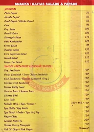 Sitara menu 1