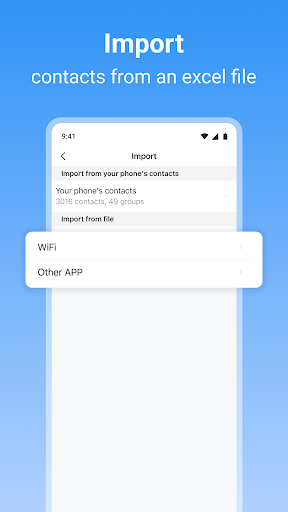 Screenshot SA Contacts Pro
