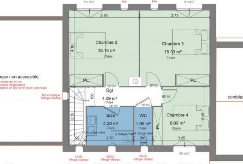  Vente Terrain + Maison - Terrain : 578m² - Maison : 120m² à Dammarie-les-Lys (77190) 