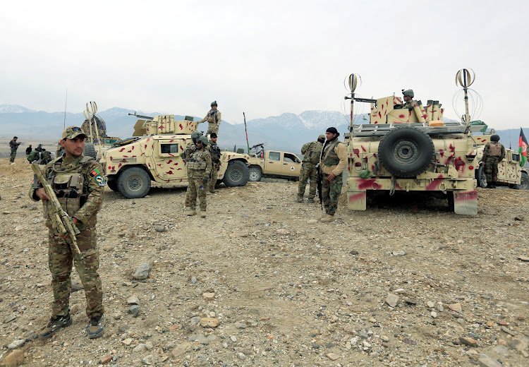 Afghan National Army troops prepare for an operation against insurgents in Khogyani district of Nangarhar province, Afghanistan November 28, 2017.