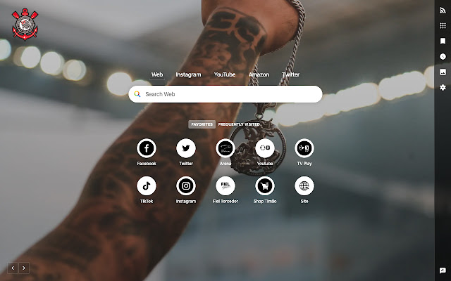 Corinthians New Tab Startpage chrome extension