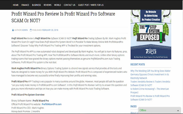 Profit Wizard Pro Review chrome extension