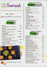 Chaatwich Max menu 1