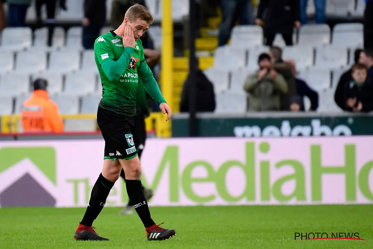 Cercle-jongeling zwaar ontgoocheld: "We wilden de supporters iets teruggeven"