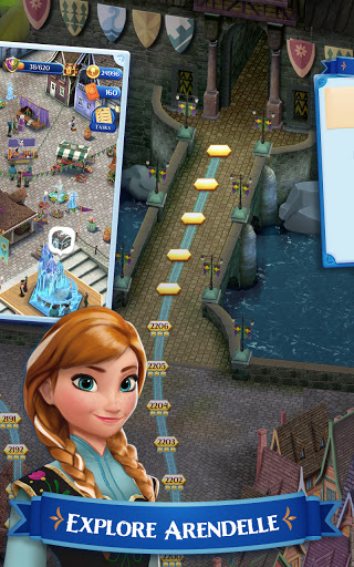 Screenshot Disney Frozen Free Fall Games