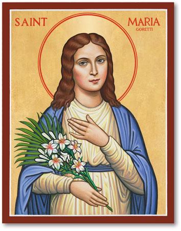 Saint Maria Goretti icon