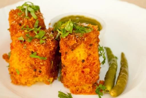 Fried Dhokla