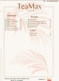 Teamax Cafe menu 2