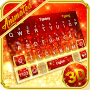 Sparkly Red Glitter ANIMATED Keyboard 4.5 Icon