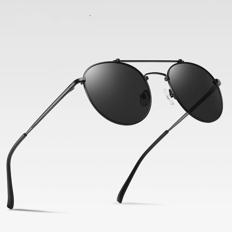 Gafas de sol con montura redonda de metal para mujer, gafas de sol para ciclismo