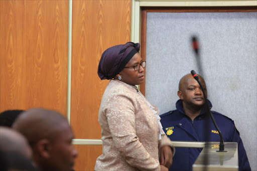 Bulelwa Ndudula in court Picture Credit: Sino Majangaza