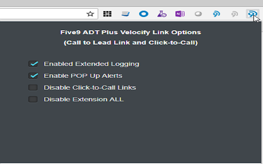 Five9 ADT PLUS Velocify Link