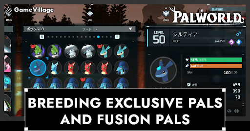 Breeding Exclusive Pals and Fusion Pals
