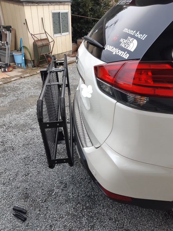 エクストレイルのヒッチカーゴ・DIYに関するカスタム事例の投稿画像9枚目