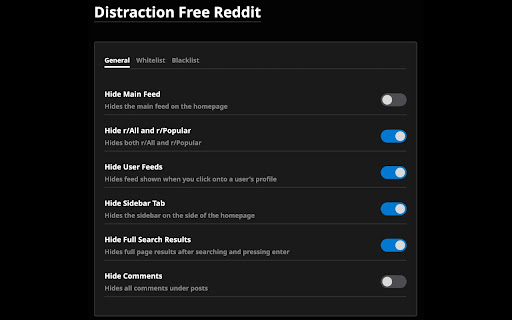 Distraction Free Reddit