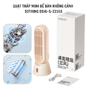 Quạt Tháp Mini Để Bàn Không Cánh Sothing Xiangwu Dshj - S - 2216A Dung Lượng Pin 4000Mah - Hàng Chính Hãng