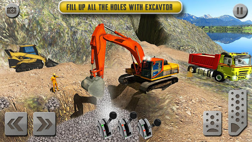 Sand Excavator Truck Driving Rescue Simulator game  screenshots 11