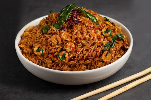 Thai Basil Fried Rice - Prawn