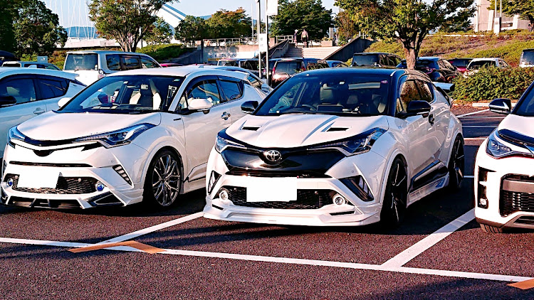 C-HRの名古屋トリトン・トヨタスタジアム・最高さんに会いに行く会に関するカスタム事例の投稿画像4枚目