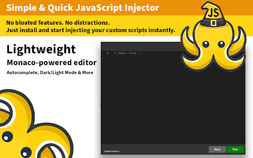 TamperJS — Inject Javascript Easily