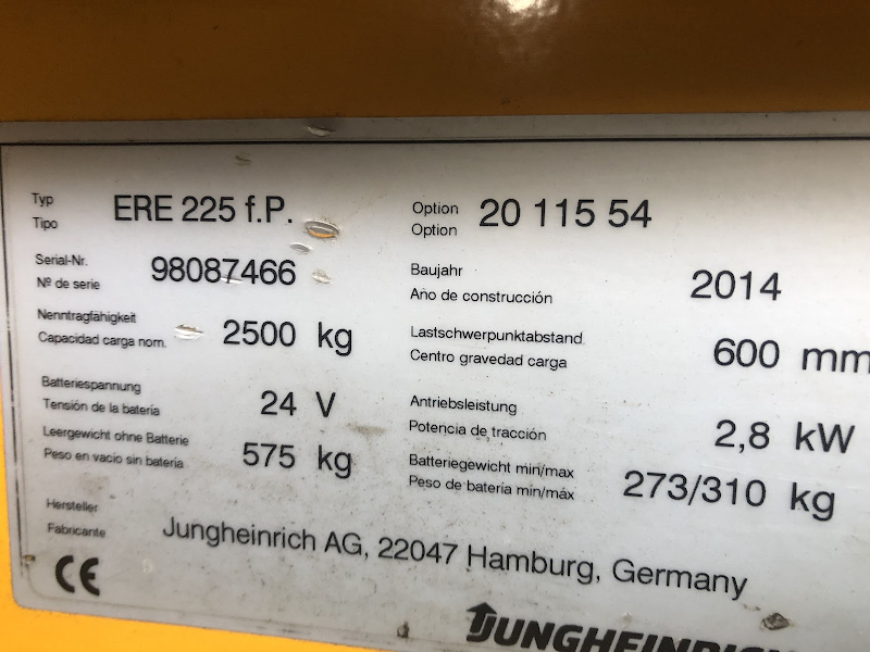 Picture of a JUNGHEINRICH ERE 225