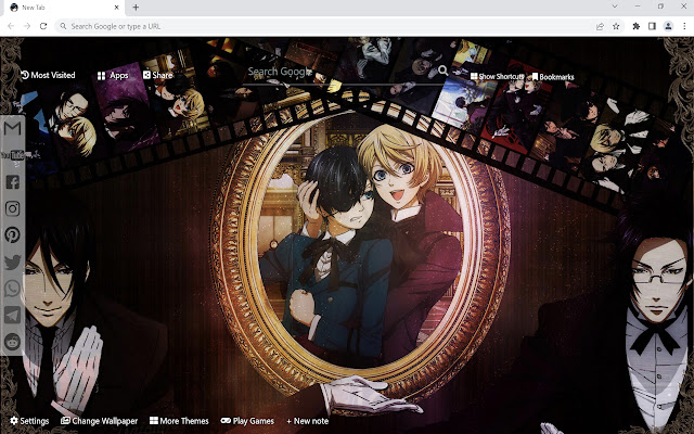 Wallpaper black butler Anime