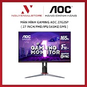 Màn Hình Gaming Aoc 27G2Sp/74 (27Inch/Fhd/Ips/165Hz/1Ms / Aoc 27G2 Sp) - Hàng Chính Hãng