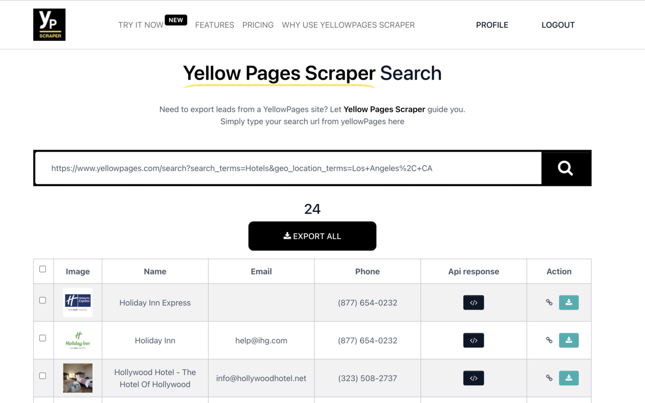 Yellow Pages Scraper Preview image 1