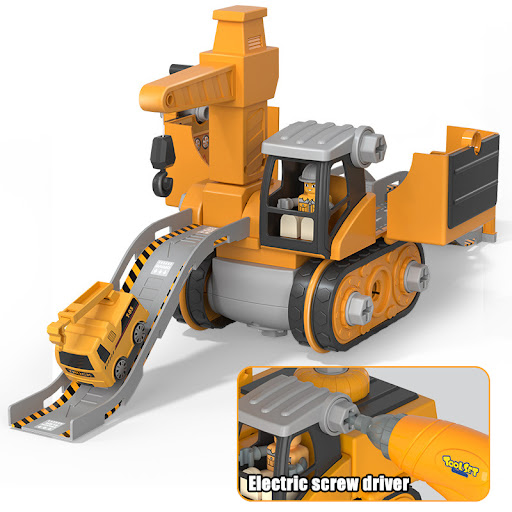 Title 11, 4-in-1 Deformation Scene Engineering Vehicle To...