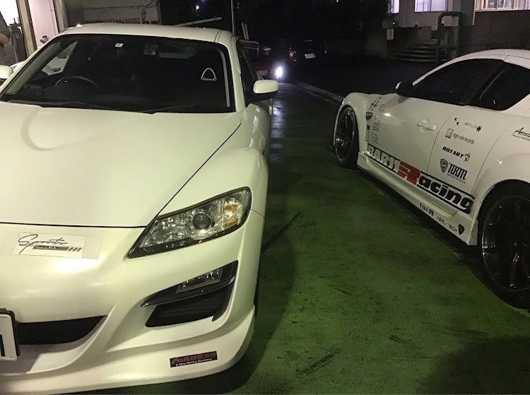 RX-8の左半顔写真展・カーショップLEAD・パワーチェックイベント・Bar11に関するカスタム事例の投稿画像1枚目
