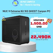 Máy Tính Pc Mini Intel Nuc 9 Extreme Kit 9I5 Ghost Canyon Pc - Nuc9I5Qnx1 I5 - 9300H/Usb 3.1/Wifi/M.2