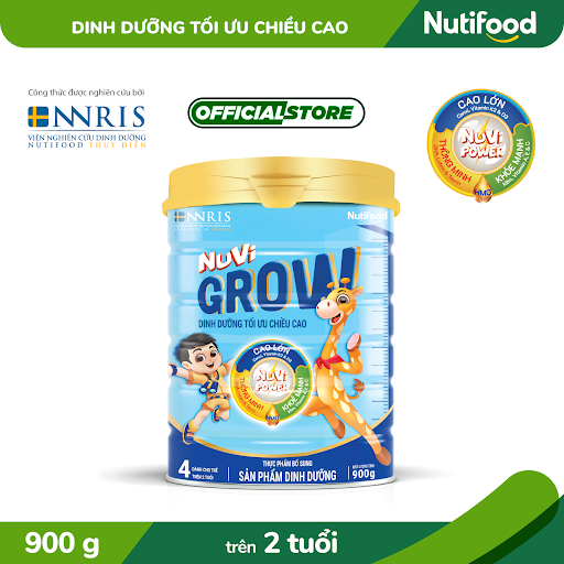 Sữa Bột NutiFood NUVI GROW 4 900g - Date 19/09/2024