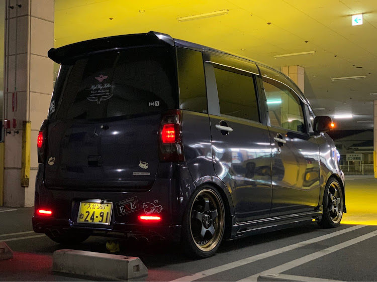 タントエグゼカスタムのステージアM35・ミライース・真面目になりました・ピカチュウが喜んでる・シャコタン終了に関するカスタム事例の投稿画像1枚目