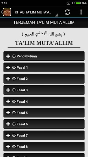 Kitab Kuning Talim Mutaallim - Terjemahan