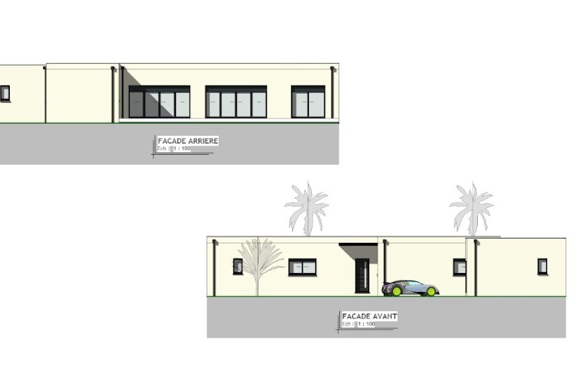  Vente Terrain + Maison - Terrain : 1 200m² - Maison : 209m² à Launaguet (31140) 