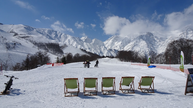 八方尾根スキー場【北尾根ゲレンデからの白馬三山】