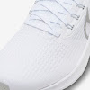 air zoom pegasus 39 white / pure platinum / gray fog / metallic silver