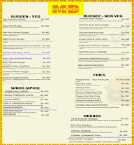 Micky's Burgers menu 1