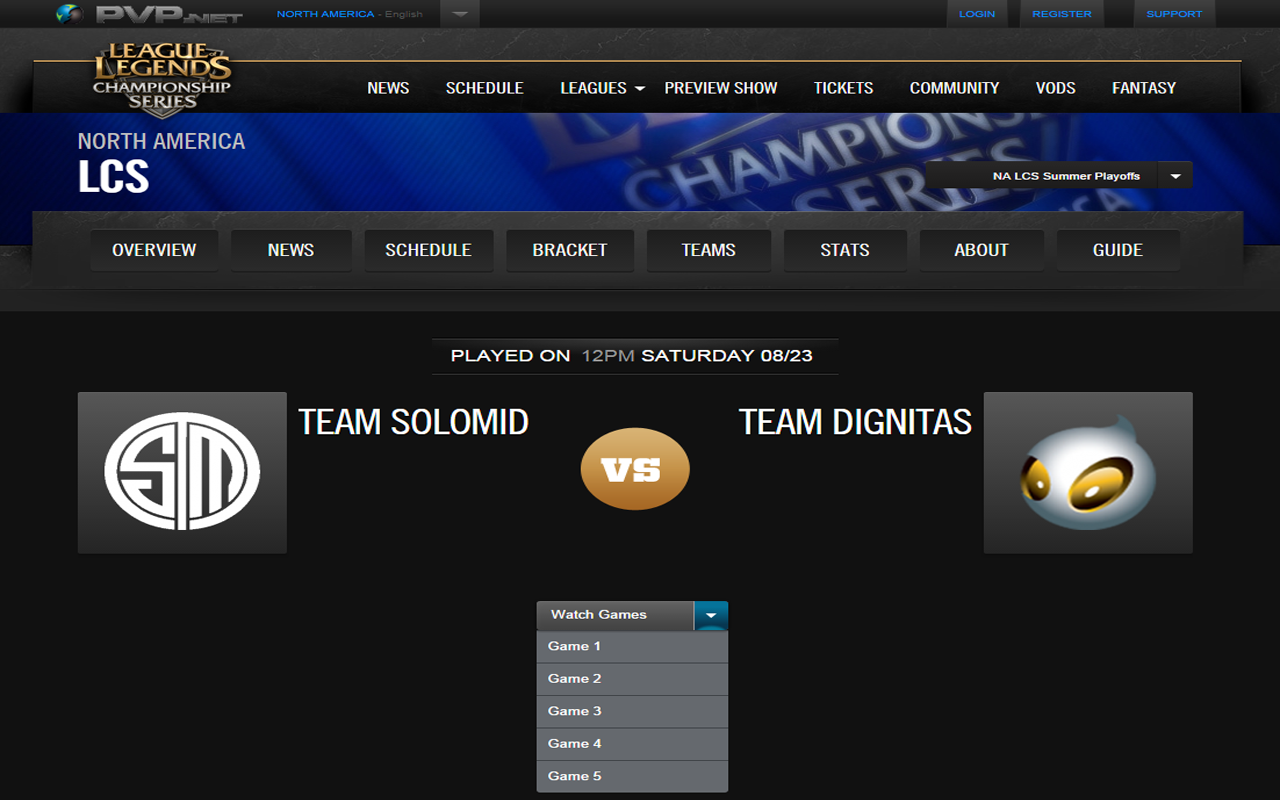 LolEsports Match Dropdown Fix Preview image 0