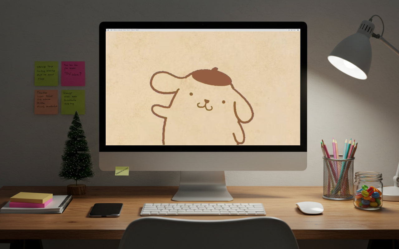 Pompompurin Live Wallpaper Chrome Extension Image 6