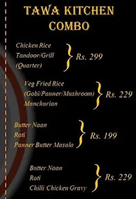 Tawa Kitchen menu 1