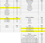 Punjab Sind Premium Dairy menu 1