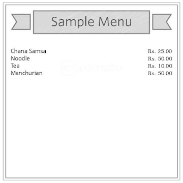 Amrit Sweets & Fast Food menu 