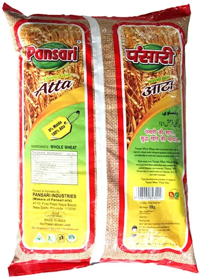 Pansari Chakki Fresh Atta - 10 kg