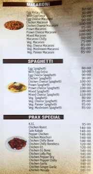 The Old Prax menu 1