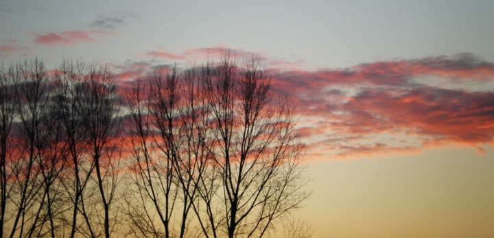 Tramonto invernale. di Alessandra Savi