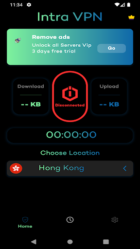 Screenshot Intra VPN: Super Ultra Router