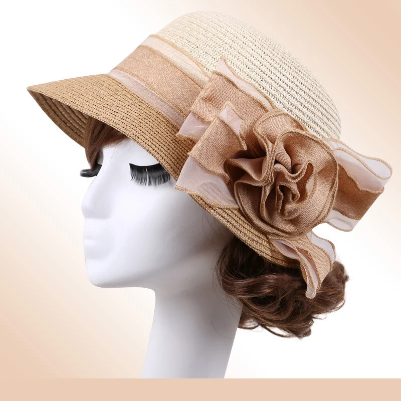 Big Eaves Wild Flower Sunshade Sun Hat for Women Wide brim sun protection with style. Perfect for sunny days, enjoy the 
