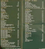 K Bhagat Tarachand menu 6