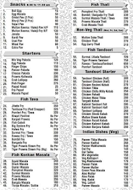 Al Raza Family Restaurant menu 2